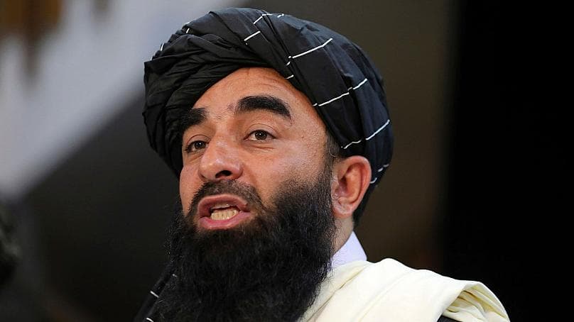 Zabihullah Mujahid, porte-parole de l'Émirat islamique des talibans afghans
